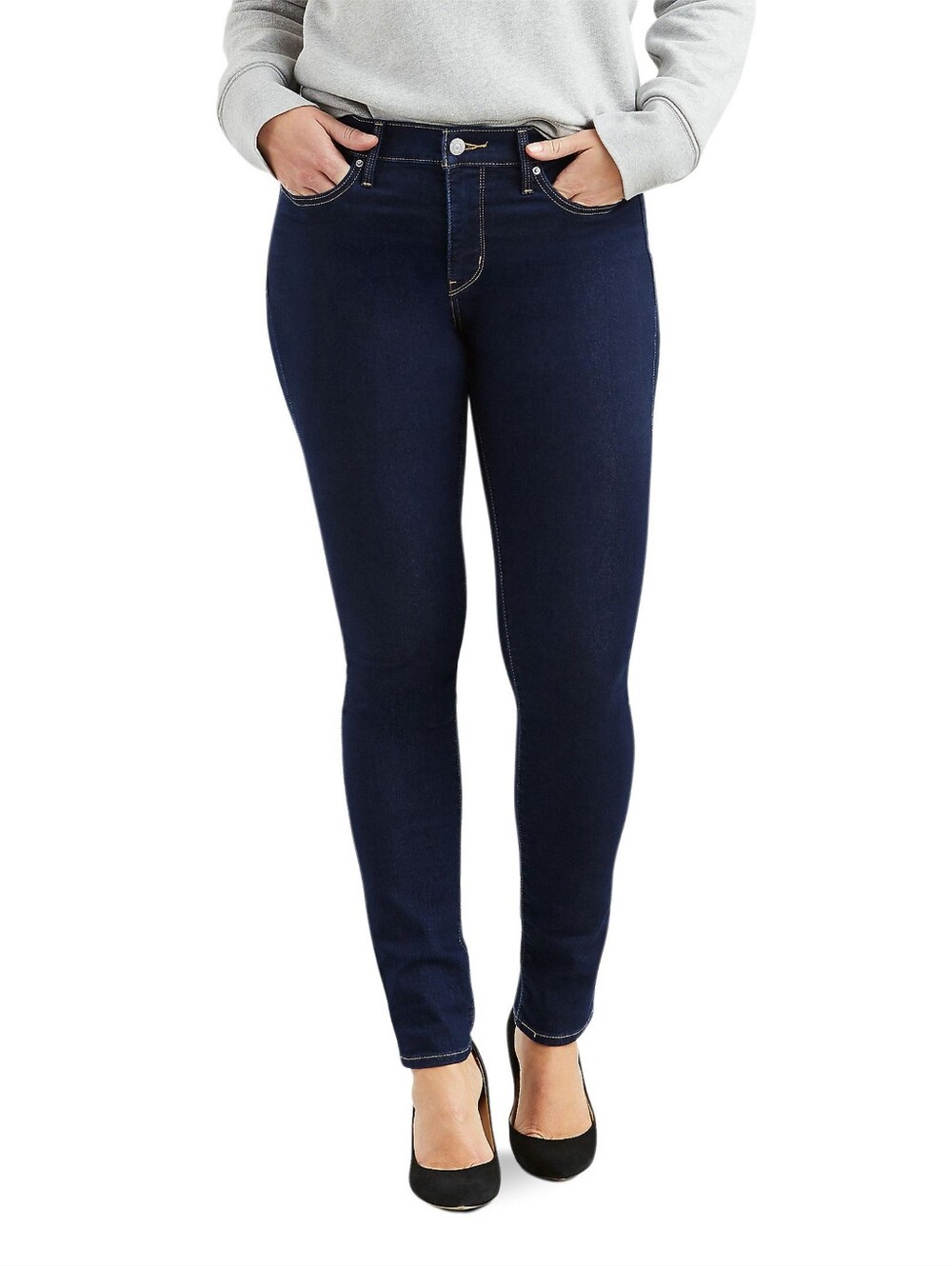Levi's 311 Women's Dark Blue Shap8ng Skinny Jeans Size 34